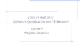 CS6133 Fall  2011 Software Specification and Verification