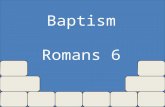 Baptism Romans 6