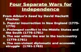 Four Separate Wars for Independence