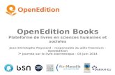 OpenEdition Books Plateforme de livres en sciences humaines et sociales