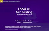 CSS430  Scheduling Textbook Chapter  5