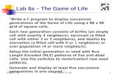 Lab  9a – The Game of Life