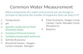 Common Water Measurement