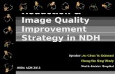 CTCA Dose Reduction & Image Quality Improvement Strategy in NDH