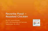 Favorite Food ~ Roasted Chicken