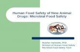 Human Food Safety of New Animal Drugs: Microbial Food Safety