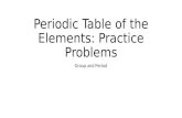 Periodic Table of the Elements: Practice Problems