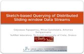 Sketch-based Querying of Distributed Sliding-window Data Streams