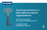 Good governance in international sports  organisations