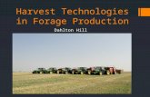 Harvest Technologies in Forage Production