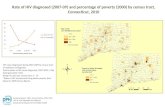 HIV cases diagnosed during  2007-2009 by  census tract of residence at diagnosis.