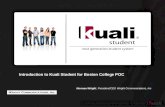 Introduction to  Kuali  Student for Boston College POC