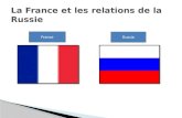 La France et les relations de la Russie