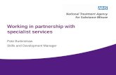 Working in partnership with specialist services