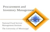 Procurement and Inventory Management