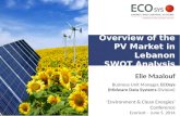 Overview of the PV Market in Lebanon SWOT Analysis