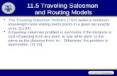 11.5 Traveling Salesman  and Routing Models