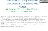 When the Viking Missions  Discovered  Life on the Red Planet
