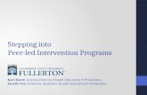Stepping into  Peer-led Intervention Programs