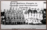 First Nations People in Canada and Residential Schools