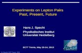 Experiments on Lepton Pairs              Past, Present, Future