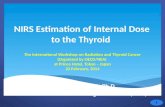 NIRS Estimation of Internal Dose to the Thyroid