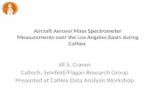 Aircraft Aerosol Mass Spectrometer Measurements over the Los Angeles Basin during  CalNex