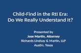 Child-Find in the  RtI  Era: Do We Really Understand It?