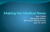 Making the Medical News
