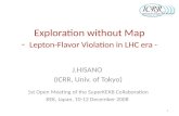 Exploration without Map -   Lepton-Flavor Violation in LHC era -