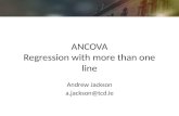 ANCOVA Regression with more than one line
