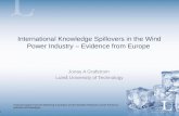 International Knowledge Spillovers in the Wind Power Industry – Evidence from Europe