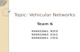 Topic: Vehicular Networks