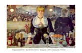 Impressionism :  Bar  in  the Folies-Berg¨re, 1881,  Edouard Manet