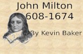 John Milton  1608-1674