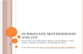 Surrogate Motherhood and IVF