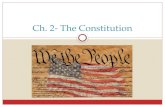 Ch. 2- The Constitution