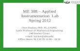 ME 388 – Applied  Instrumentation  Lab Spring  2012