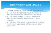 Bellringer Oct 30/31
