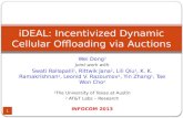 iDEAL :  Incentivized Dynamic Cellular Offloading via Auctions