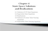 Chapter 4 State-Space Solutions and Realizations