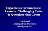 Ingredients for Successful Lessons: Challenging Tasks & Questions that  Count