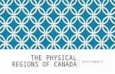 The physical Regions of Canada