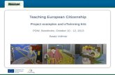 Teaching European  Citizenship Project  examples and eTwinning kits
