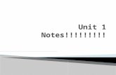 Unit 1 Notes!!!!!!!!!