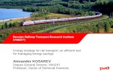 Russian Railway Transport Research Institute ( VNIIZhT )