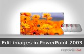 Edit images in  PowerPoint 2003