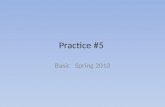 Practice #5