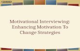 Motivational Interviewing: Enhancing Motivation To Change Strategies