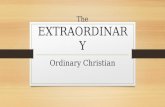 The EXTRAORDINARY